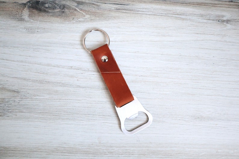Cognac Bottle Opener Keychain