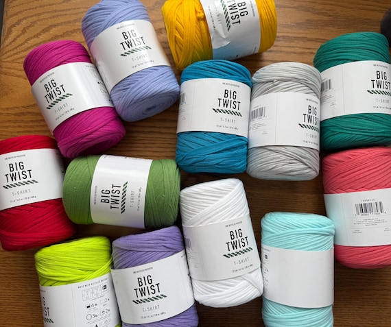T-Shirt Jersey 131yds Super Bulky Polyester Yarn by Big Twist