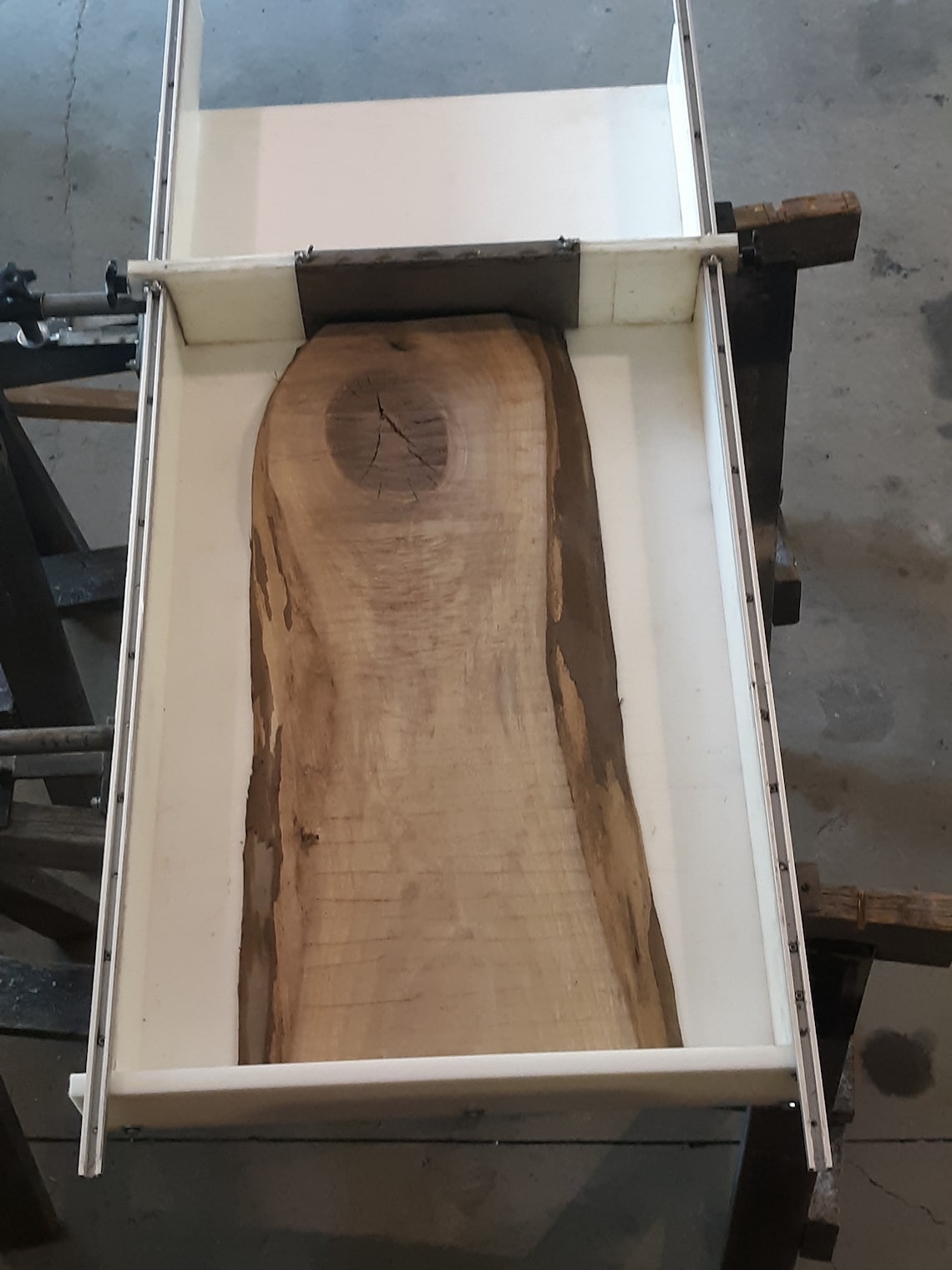 Adjustable Epoxy Resin River Table Form/Mold w/Router Sled Etsy