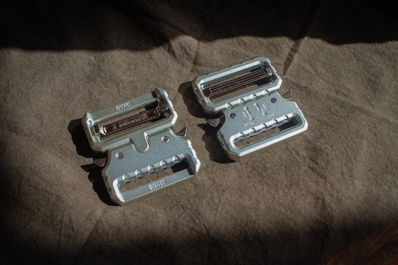 1.5” or 39mm Metal Buckle Silver Matte Finish / Tactical Military Premium Durable Heavy Duty Quality buckle