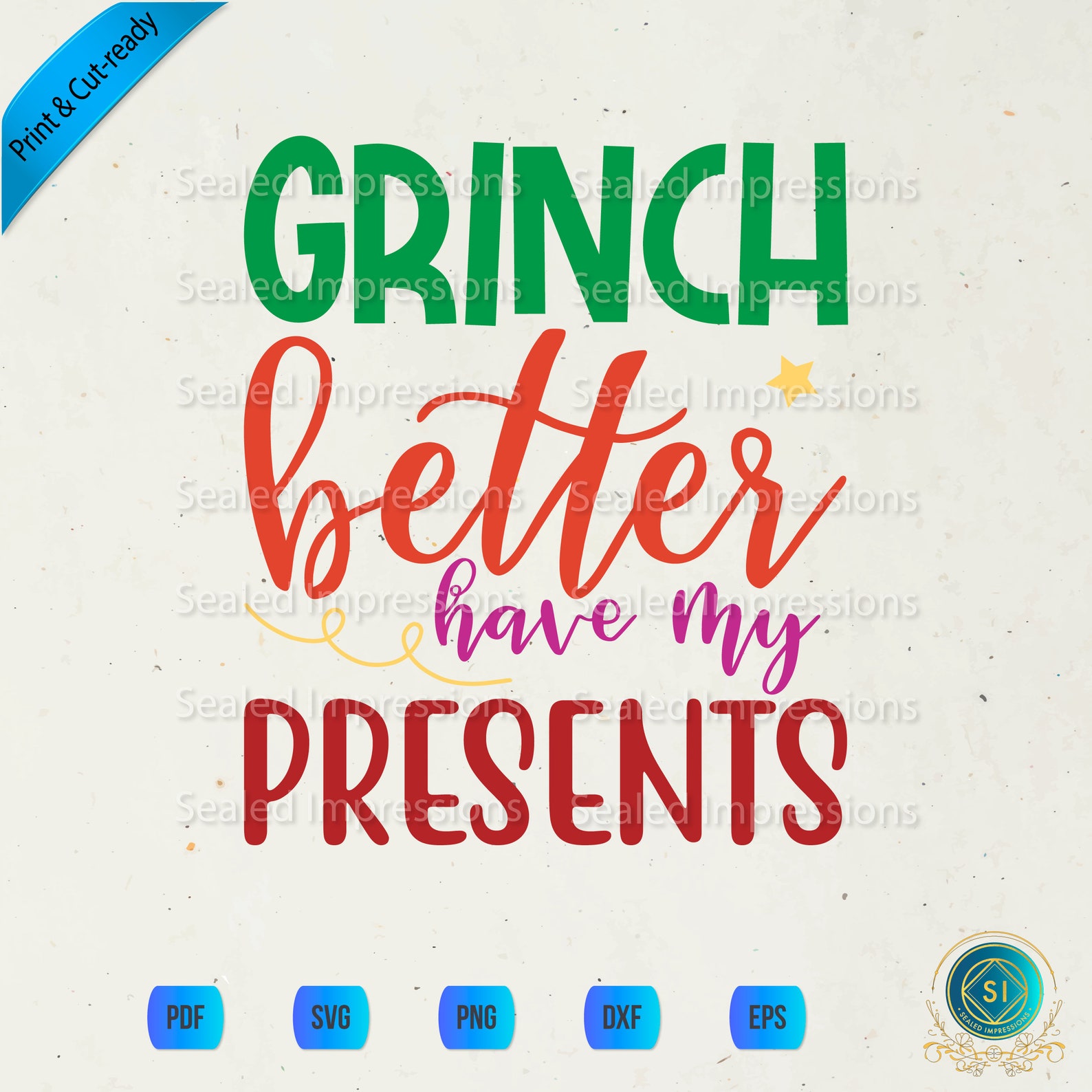 Grinch Better Have My Presents: Christmas Holiday | Etsy