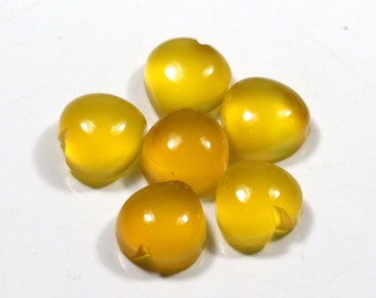 Yellow Chalcedony Smooth Pear Bead Chalcedony Beads Yellow Chalcedony Bead Yellow Chalcedony Pear Shape 10 Pcs Briolette 15x7 MM RGP251-05