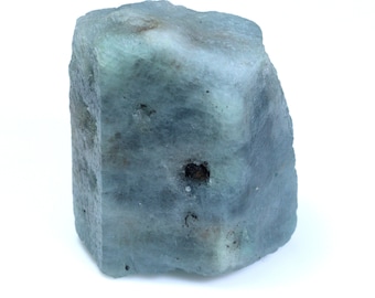 Natural Blue Aquamarine Minerals Rough Gemstone 135.80 Carat Aquamarine Loose Gemstone Large Aquamarine Raw Gemstone 30x24 MM Gift For Her,