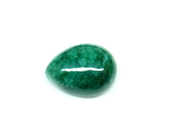 Amazing ! Quality Emerald Cabochon Gemstone Pear Shape Emerald Beryl Stone Green Emerald Ring Size Gemstone Birthstone For Jewelry Making