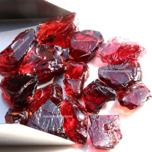 Rough Garnet Natural red garnet Untreated January birthstone healing crystal AAA quality red garnet raw gemstone jewelry 10 To 16 MM