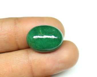 Amazing ! Quality Emerald Cabochon Gemstone Oval Shape Emerald Beryl Stone Green Emerald Ring Size Gemstone Birthstone For Jewelry Making