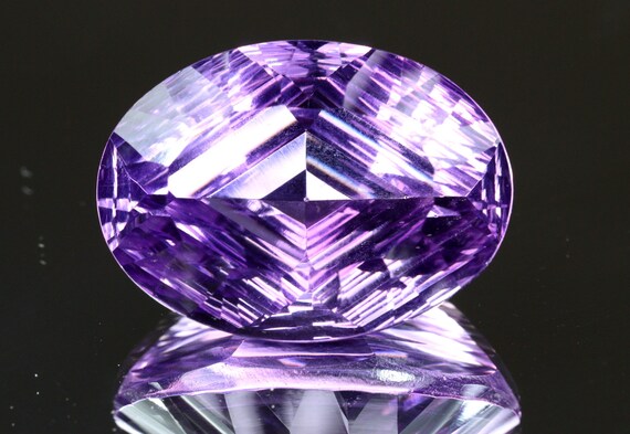 Worlds Best Amethyst Stone Purple Amethyst Faceted Gemstone Oval