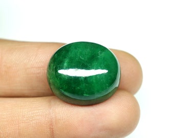 Amazing ! Quality Emerald Cabochon Gemstone Oval Shape Emerald Beryl Stone Green Emerald Ring Size Gemstone Birthstone For Jewelry Making