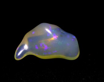 BESTSELLER Natural Multi Fire Ethiopian Opal Polished Raw Rough Gemstone Ring Size Opal Raw Rough Opal Loose Gemstone