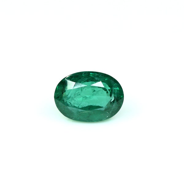 BESTSELLER !! Natural Zambian Emerald Faceted Gemstone Oval Shape Green Emerald May Birthstone Loose Gemstone Emerald Cut For Jewelry Making