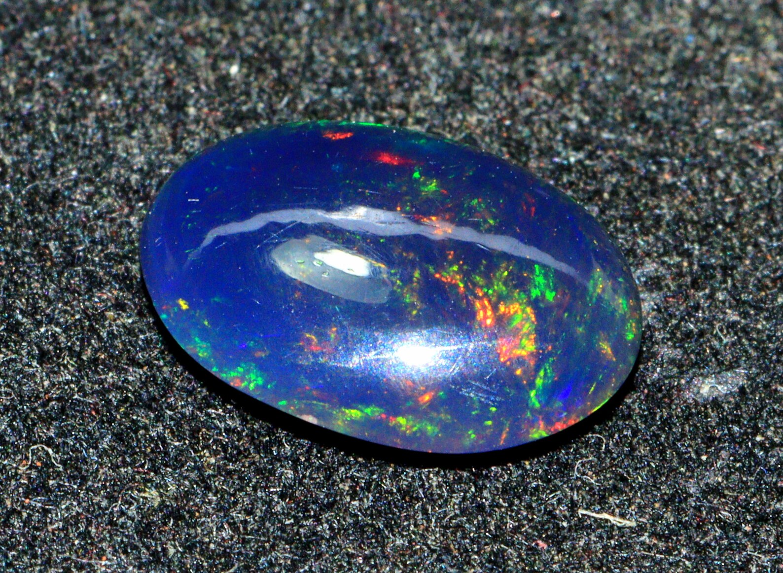 Ethiopian Black Opal Gemstone 1.65 Ct Perfect Ring Size Oval Etsy