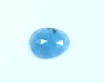 AAA Quality Natural Blue Aquamarine Faceted Gemstone Ring Size Aquamarine Rose cut Aquamarine Loose Gemstone Jewelry