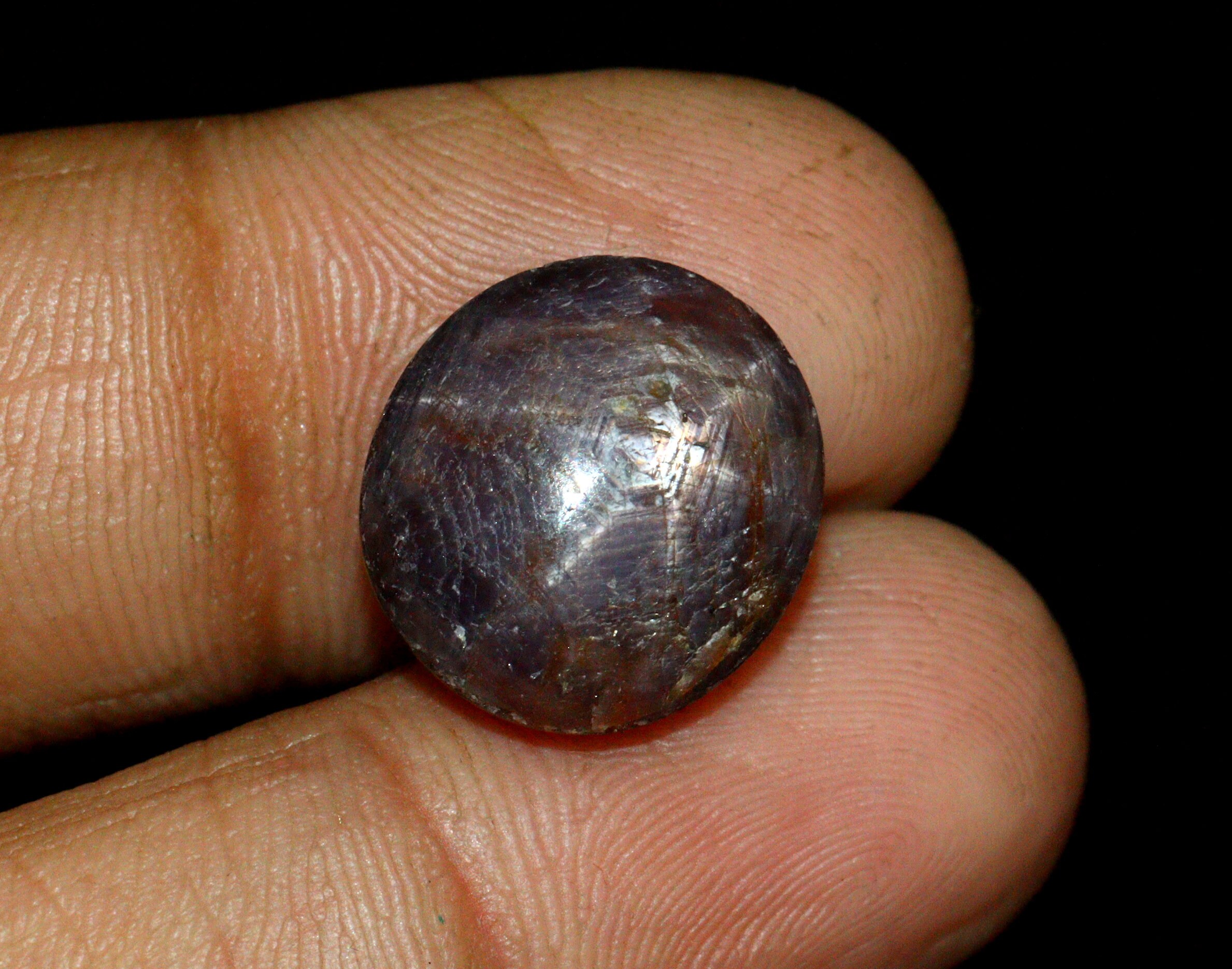 Natural Ruby Star Sapphire Cabochon Round Shape Loose Gemstone | Etsy