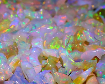 AAA Welo Opal Raw Crystals: Ethiopian Rough Opal Lot