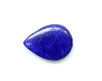 Lapis Lazuli Cabochon Loose Gemstone Pear Shape Blue Lapis Lazuli 17x13 mm Ring Making Lapis Gemstone 6.70 Carat