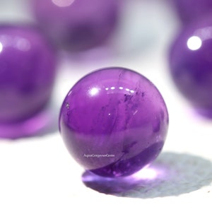 BEST SELLER ! Natural Amethyst Sphere - Mini Amethyst Ball - Undrilled Amethyst Crystal Ball - Amethyst Healing Crystal