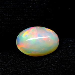 Multi Fire Opal Cabochon Gemstone Ethiopian Natural Opal Ring Size Loose Gemstone For Making Jewelry