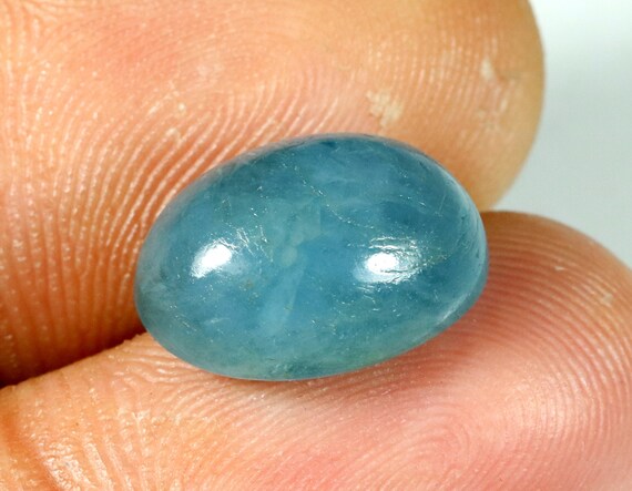 Natural Aquamarine Oval Shape 11.05 Carat Oval Shape Aquamarine Loose Gemstone Pendant Size Aquamarine Gemstone 18x12x6 mm