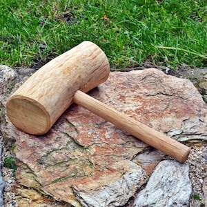 Wooden Primitive hammer, Antique hammer, Handmade primitive tool, Handcrafted wooden hammer, Rustic hammer, Country decor