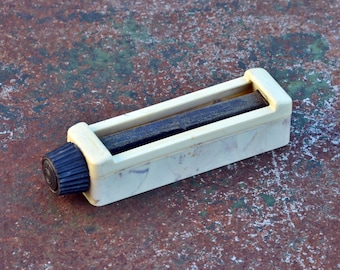 Vintage Grindstone Knife Sharpener: Hand Round Tool