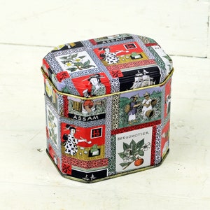 Vintage Tea Box: Chinese Green Tea Tin, Home Decor (4.33 Inch)