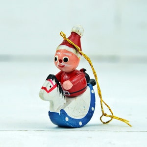 Vintage Soviet Christmas tree toys, Old wooden Christmas tree toy, Rare Christmas tree toy, Christmas decorations, Made in USSR.