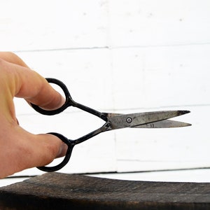 Vintage scissors, Sewing scissors, Small scissors, Handmade scissors