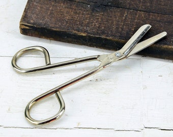 Vintage chirurgische Schere: Metall medizinisches Werkzeug (18,5 cm)