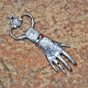 Vintage Bottle Opener Hand, Bottle Opener, Bar Accessory