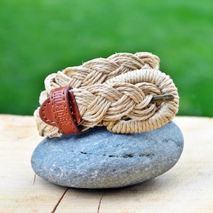Boho Macrame Belt, Tommy Hilfiger for Women, Vintage Belt, Boho style belt, Retro belt.