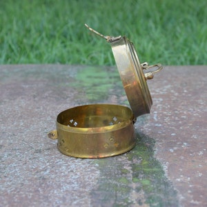 Old Tin Ring Box Etsy