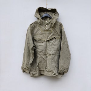 Military Canvas Anorak Vintage Canvas Jacket Vintage Anorak - Etsy