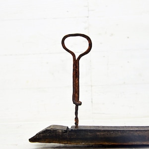 Antique hand drill, Primitive Awl For Leather, Rustic Decor