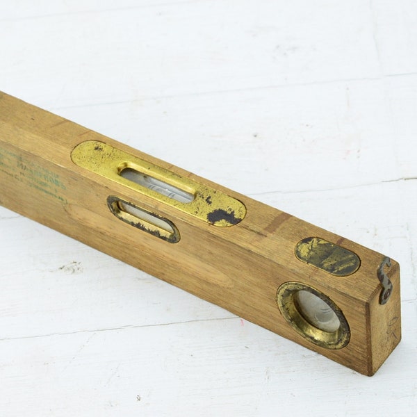 Antique Wood Level Etsy