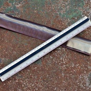 Vintage measuring line, Measuring instrument, Plastic line, Plastic measuring instrument, Office instrument
