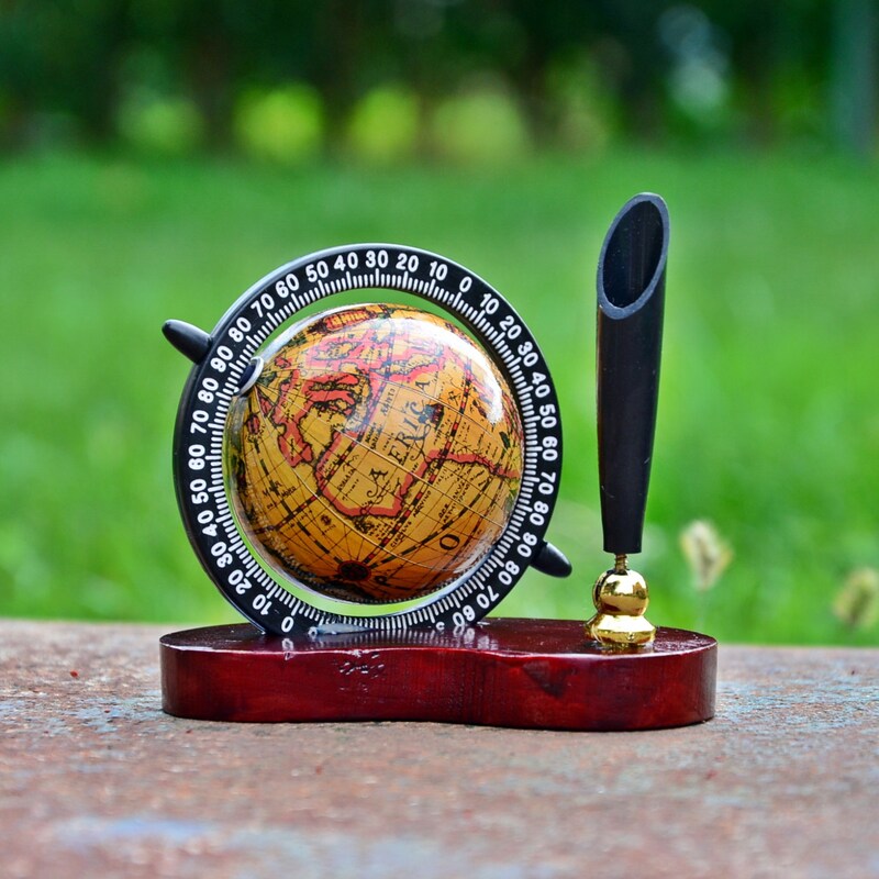 Small Globe Holder Etsy