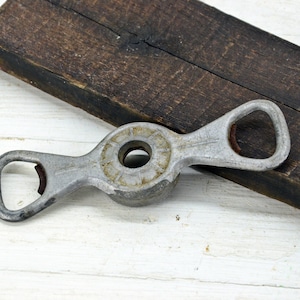 Vintage Metal Bottle Opener, Bottle Opener, Bar Accessory