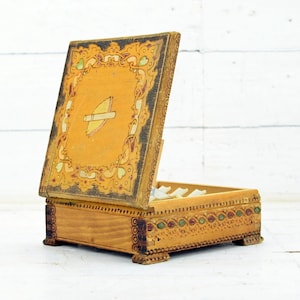 Scatola per sigarette vintage in legno, Portasigarette a legna, Portasigarette, Idea regalo, Accessorio per fumatori, Portasigarette fatta a mano