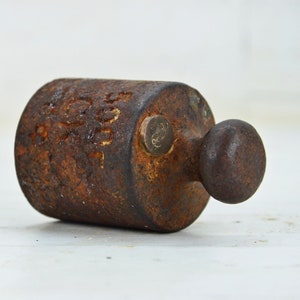 Vintage Metal Weight Scale Balance 500 Grams Antique Weight Masses