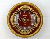 Vintage Jantar Quartz, Vintage Wall Clock, Made in USSR