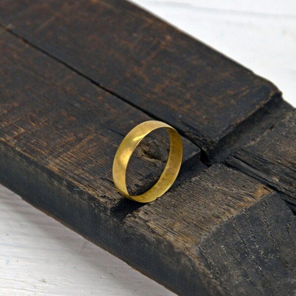 Old ring, Vintage ring, Bronze primitive ring, 1870s Balkan bronze ring, Old ring, Antique ring, Big Size 10 US