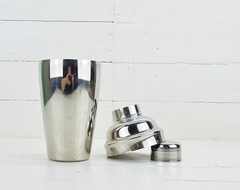 Vintage metalen cocktailshaker