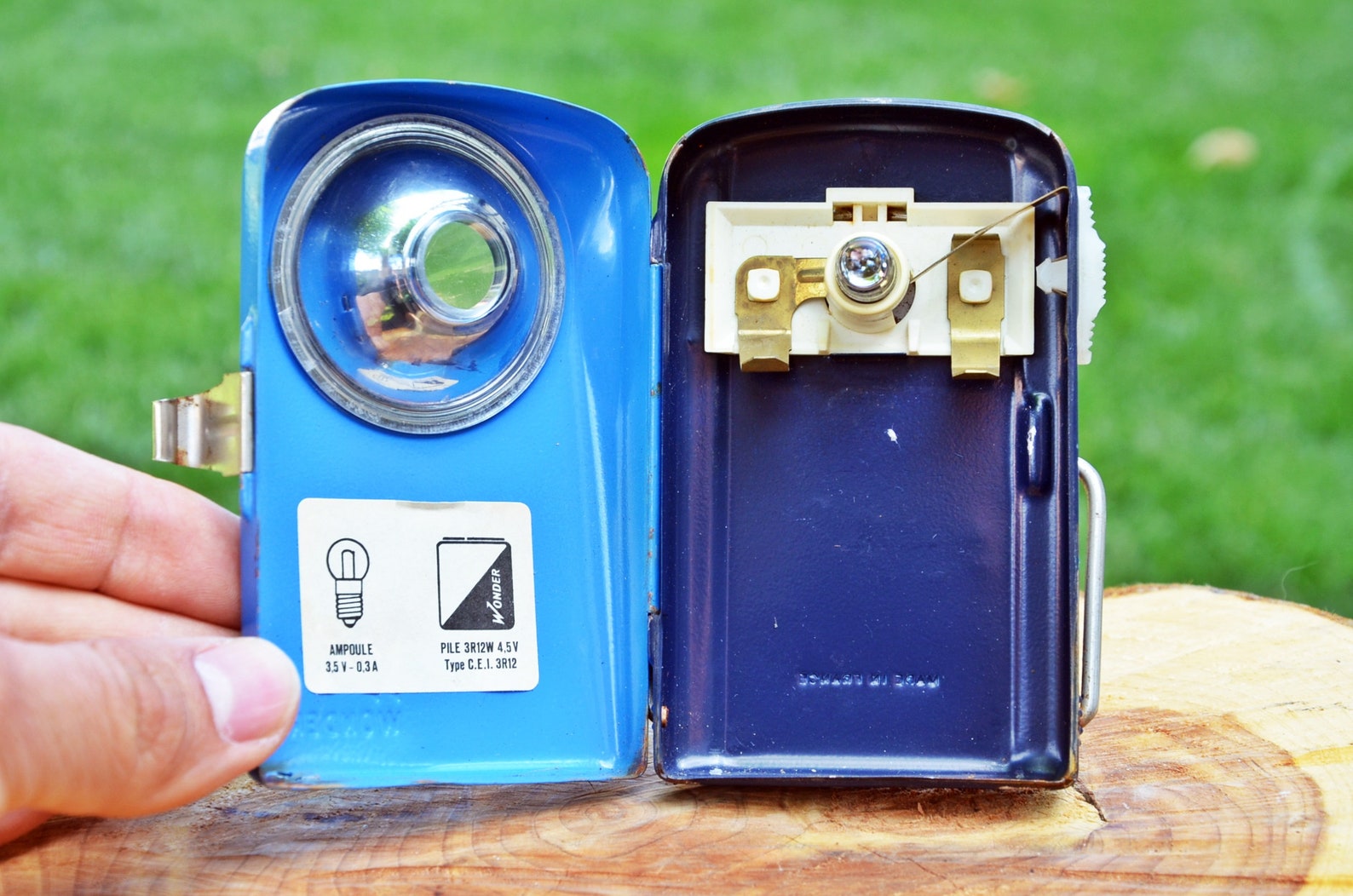 Vintage Flashlight WONDER Flashlight Pocket Lamp Etsy