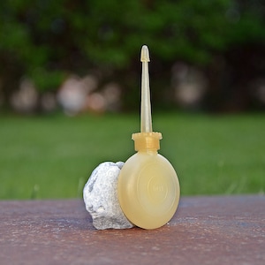 Vintage Oil Can, Old Plastic Oil Can, Small Oil Can, Industrial Decor
