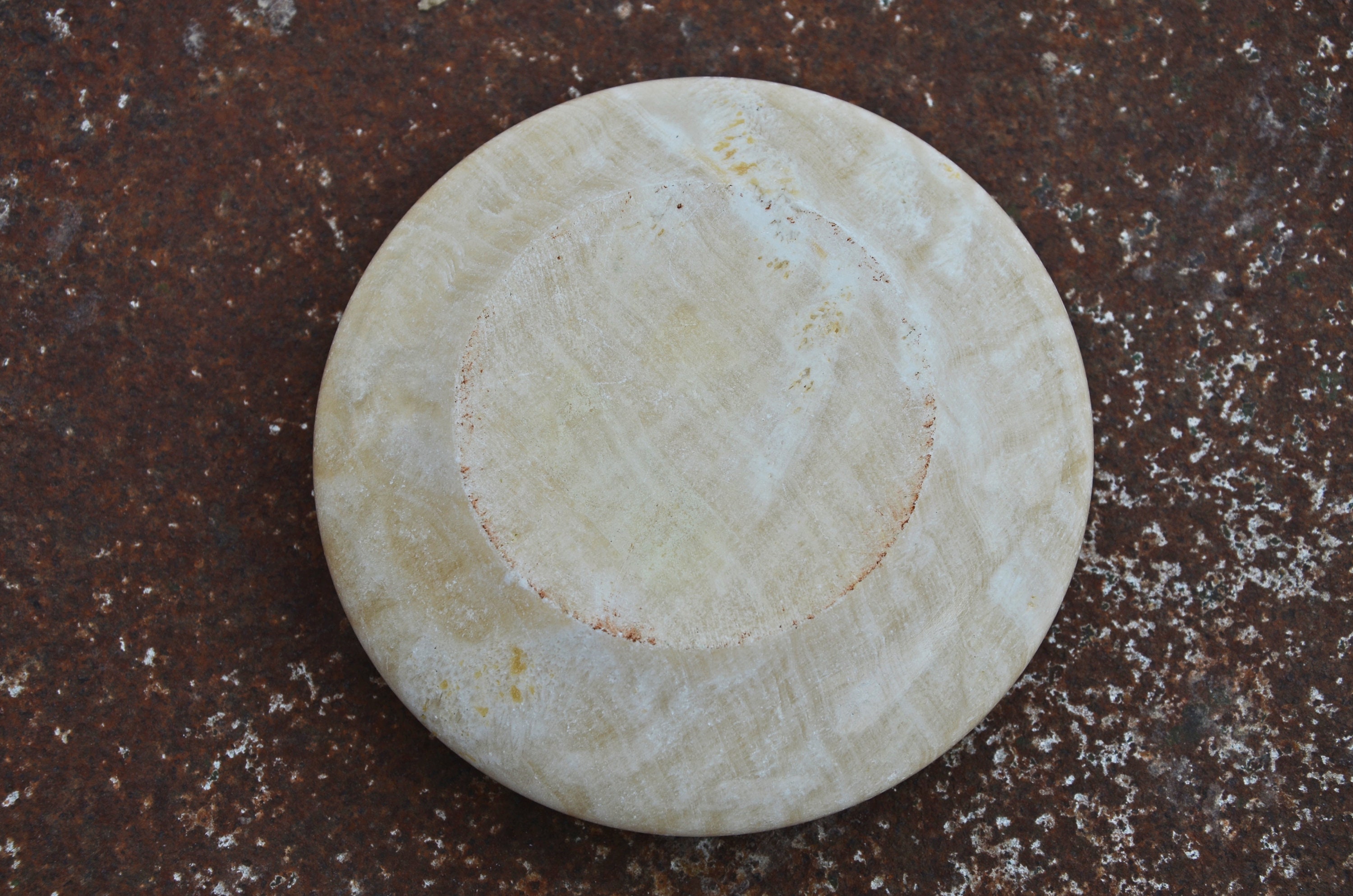 Marble Ashtray, Vintage Art Ashtray, White Marble, Handmade