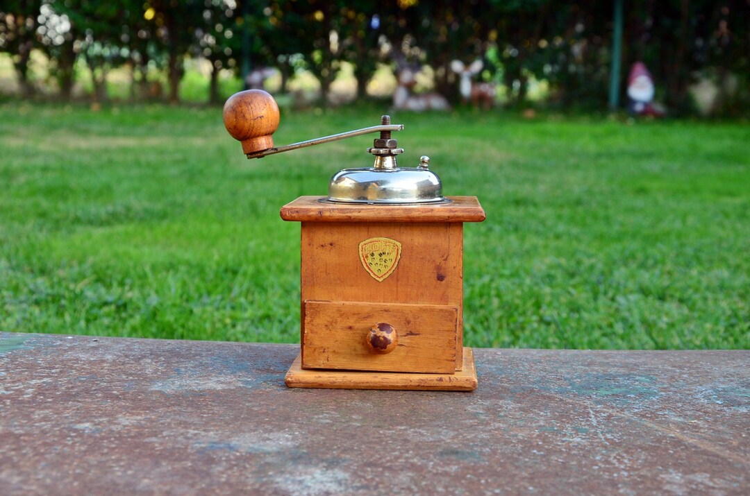 Grinder Vintage Rare Coffee Grinder Coff Wood & Metal Coffee Etsy