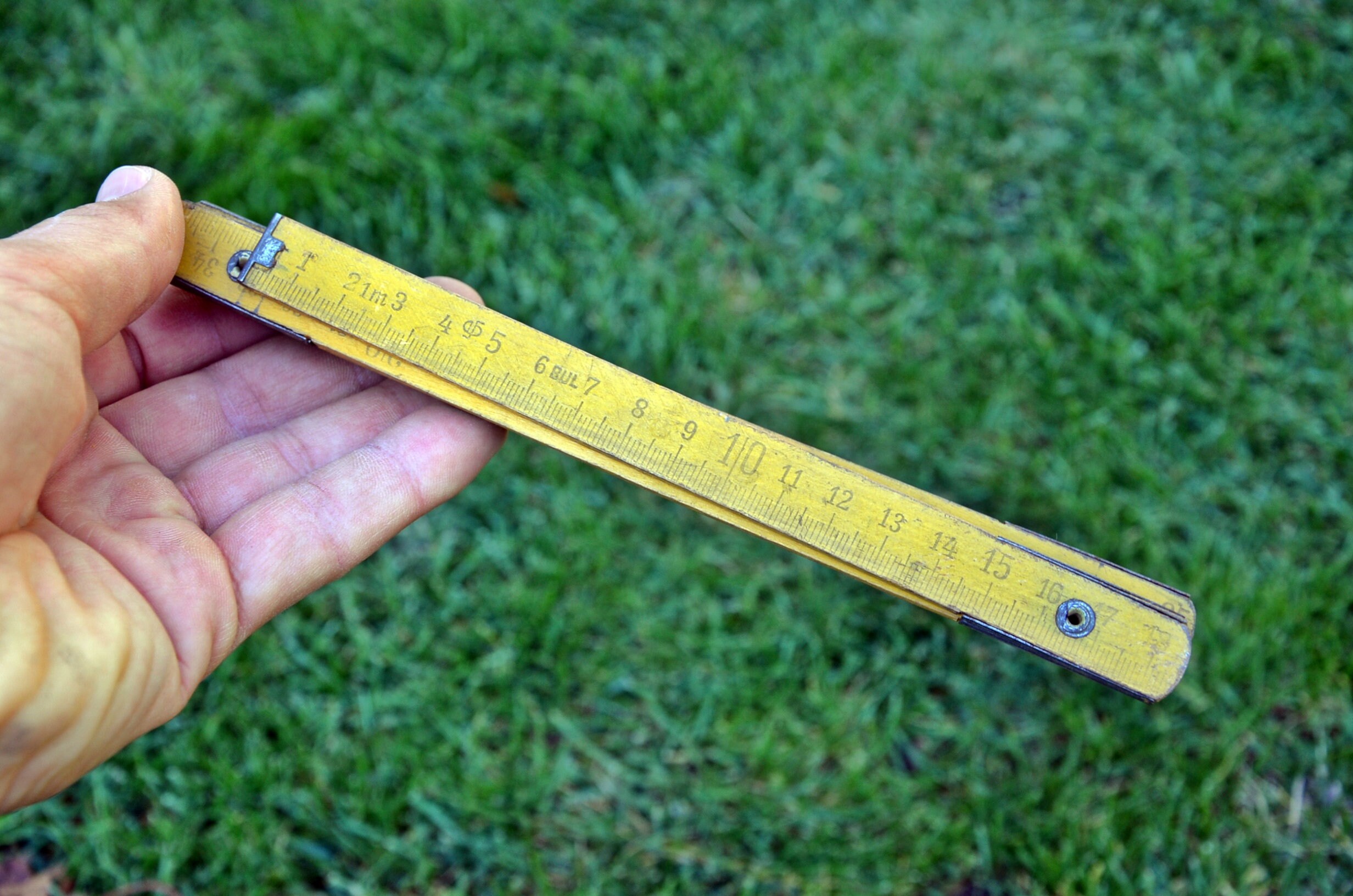 Wood Folding Ruler Old Meter Folding Ruler 1 Meter Ruler Etsy