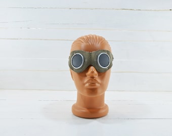 Óculos de Soldagem Vintage – Óculos de Segurança Industrial com Oxigênio Retro