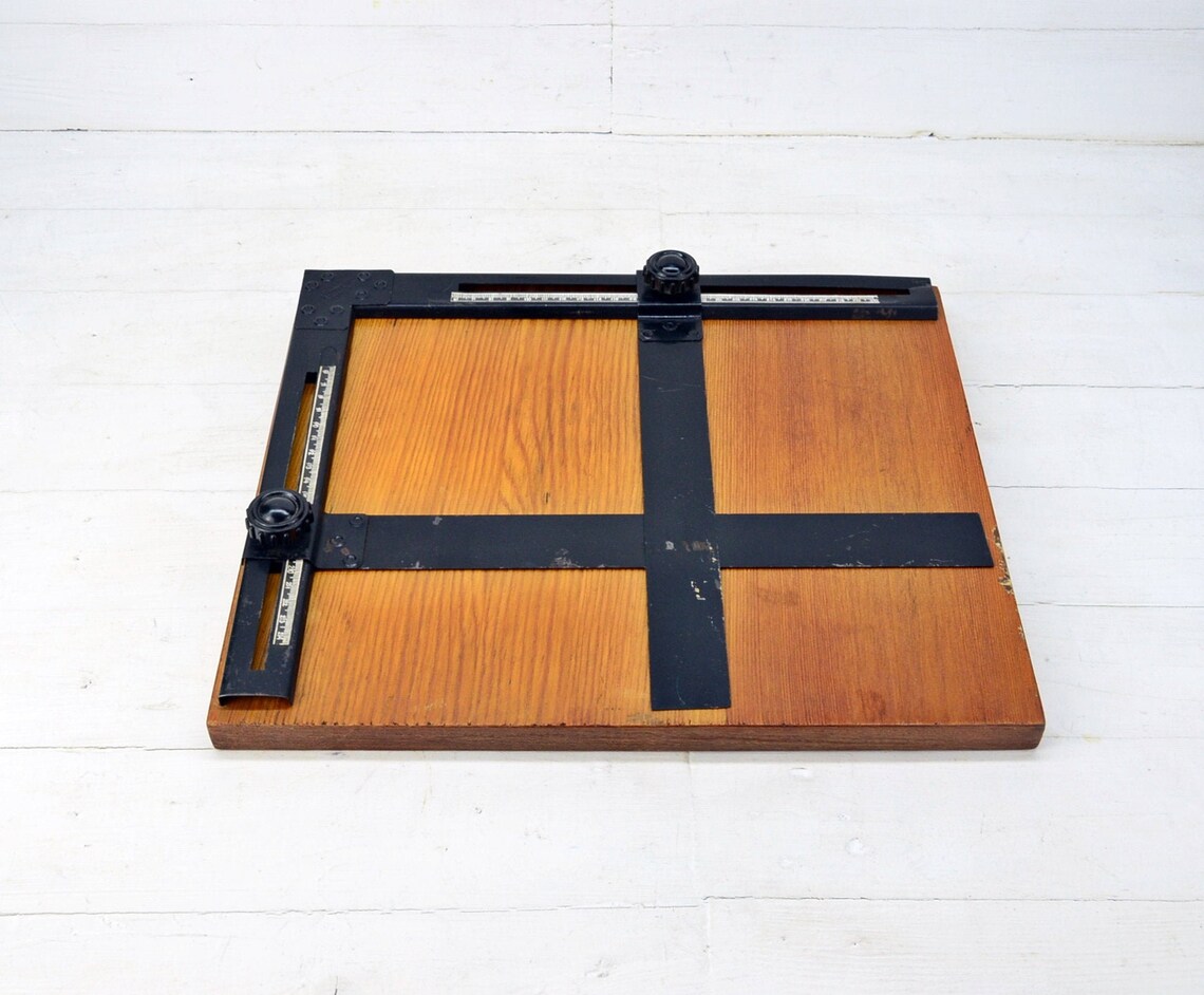 Vintage Drawing Board 70s Architect Wood Board Retro Photo Etsy