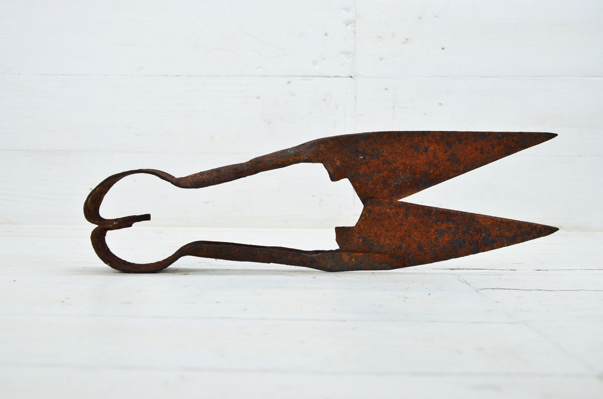 Antique, Vintage Metal Scissors, Shears, Stamped sheffield, Hand Made 7.5 ,  Good Working Order 